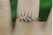 Кільце Xuping Jewelry гілка акації р 18 золотисте