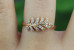 Кільце Xuping Jewelry гілка акації р 19 золотисте