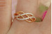 Кільце Xuping Jewelry плетінка р 16 золотисте