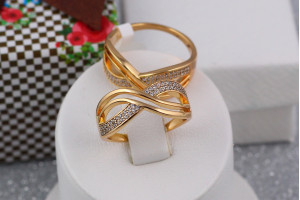 Кільце Xuping Jewelry маска р 17 золотисте