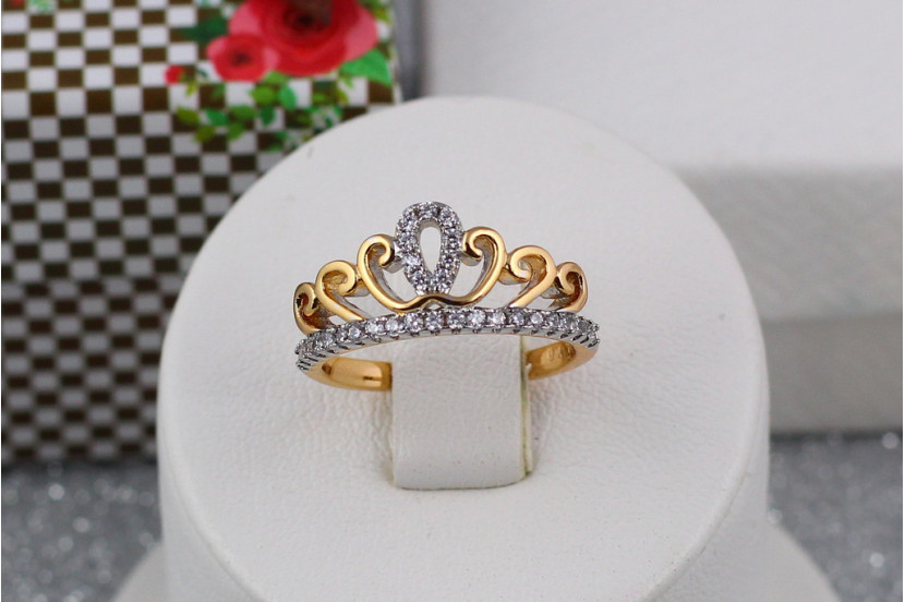 Кільце Xuping Jewelry маленька принцеса  р 19 золотисте