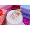 Кільце Xuping Jewelry з родієм блискавка р 17 золотисте
