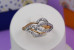 Кільце Xuping Jewelry з родієм загадка р 16 золотисте