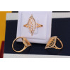 Кільце Xuping Jewelry дерево р 17 золотисте