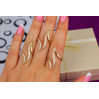Кільце Xuping Jewelry перстень лілія р 17 золотисте