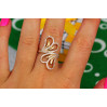 Кільце Xuping Jewelry крила метелика фалангове р 17 золотисте
