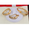 Кільце Xuping Jewelry з родієм струмені фонтану р 20 золотисте