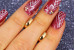 Сережки Xuping Jewelry колечка 1 см золотисті