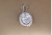 Кулон Xuping Jewelry білий камінь з обідком з фіанітів 1.5 см сріблястий