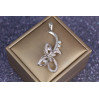 Кулон Xuping Jewelry метелик підвіска 4,8 см сріблястий