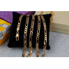 Ланцюг Xuping Jewelry фігаро 55 см 5 мм золотистий