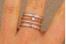 Кільце Xuping Jewelry чотири кільця р 15 золотисте