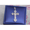 Хрестик Xuping Jewelry класичний з розп'яттям 4 см сріблястий