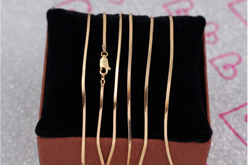 Ланцюг Xuping Jewelry снейк 45 см 2,5 мм золотистий