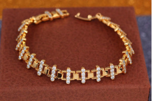 Браслет Xuping Jewelry стремянка 16.5 см 10 мм золотистий