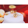 Сережки гвоздики Xuping Jewelry кульки 8 мм золотисті
