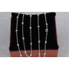 Ланцюг Xuping Jewelry якірний 45 см 1 мм з кульками 4 мм сріблястий