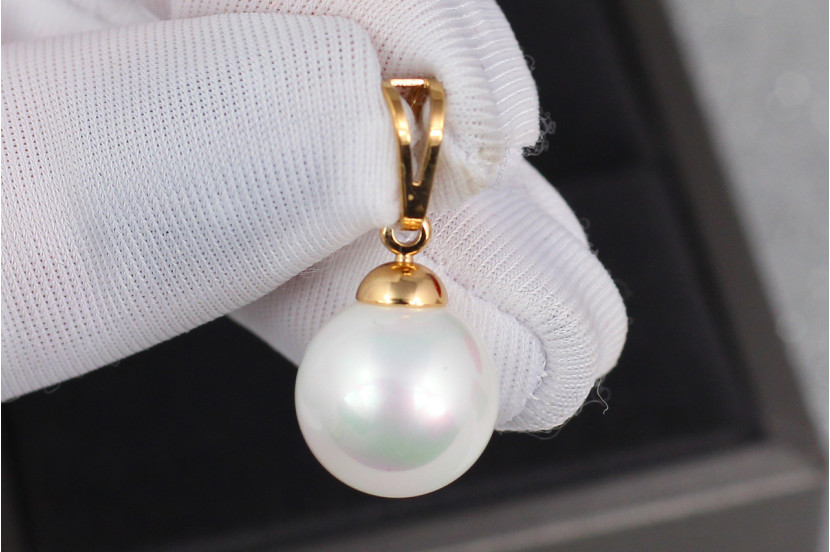 Кулон Xuping Jewelry перлина 12 мм золотистий