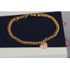 Браслет Xuping Jewelry круглий панцирь19 см 4 мм золотистий