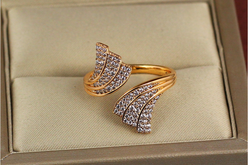 Кільце Xuping Jewelry розсувне русалка р 16 золотисте