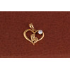 Кулон Xuping Jewelry ніжки немовляти 1.5 см золотистий