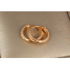 Сережки Xuping Jewelry колечка спіралька 1,5 см золотисті