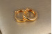 Сережки Xuping Jewelry колечка 1 см золотисті