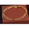 Браслет Xuping Jewelry фигаро 22,5 см 7 мм золотистий