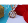 Кулон зодіак Xuping Jewelry терези 2,5 см золотистий