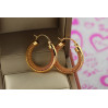 Сережки Xuping Jewelry циганочка 2.8 см золотисті
