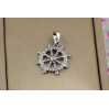 Кулон Xuping Jewelry штурвал 1.5 см сріблястий