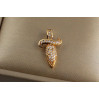 Кулон Xuping Jewelry кинжал 2 см золотистий