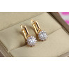 Сережки Xuping Jewelry хризантема 1.8 см золотисті