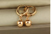 Сережки Xuping Jewelry кульки 2 см золотисті