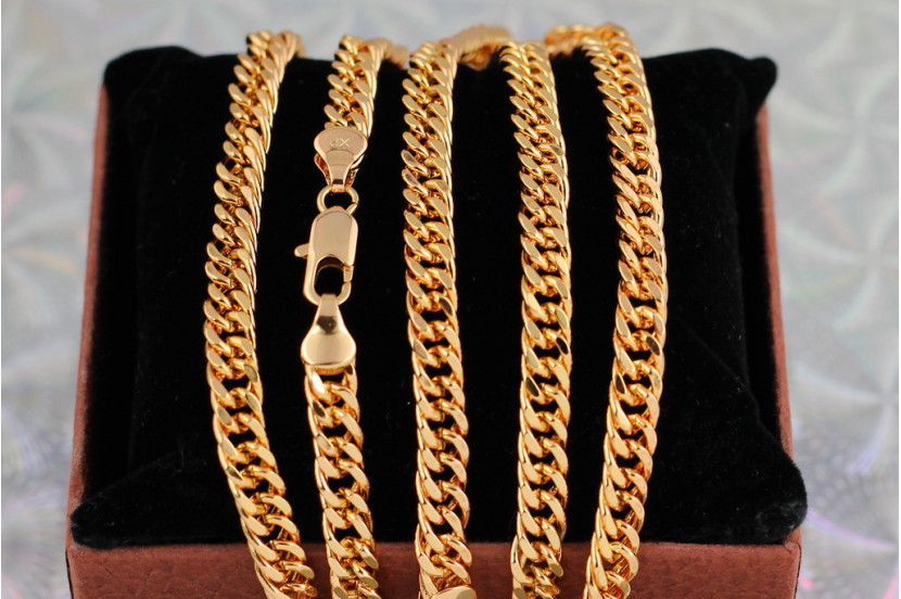 Ланцюг Xuping Jewelry кобра 45 см 6 мм золототистий