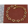 Браслет Xuping Jewelry чисті серця 17.5 см 10 мм золотистий