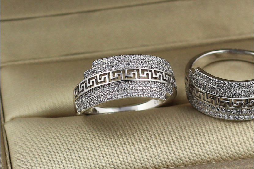 Кільце Xuping Jewelry амфітеатр р 16 сріблясте
