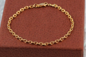 Браслет Xuping Jewelry якірний 19 см 3.5 мм золотистий