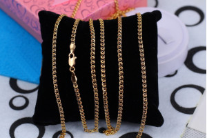 Цепь Xuping Jewelry лав 50 см 2,5 мм золотистий