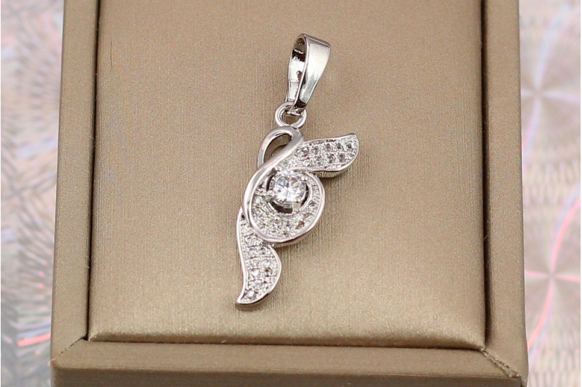 Кулон Xuping Jewelry помах крила 2.5 см сріблястий