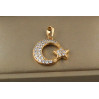 Кулон Xuping Jewelry місяць із зіркою 1.8 см золотистий