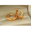 Сережки Xuping Jewelry циганочка 2 см золотисті