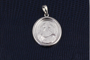 Кулон зодіак Xuping Jewelry рак 2.6 см сріблястий