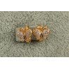 Сережки дитячі Xuping Jewelry Метелик 1 см золотисті