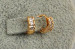 Сережки Xuping Jewelry кубики 1 см золотисті
