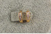 Сережки Xuping Jewelry чотири камінці 1.1 см золотисті