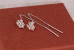 Сережки гвоздики Xuping Jewelry підвіски герб трезуб 6.5 см сріблясті