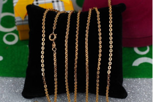 Цепь Xuping Jewelry щільний якорний 45 см 2.5 мм золотистий