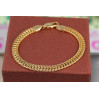 Браслет Xuping Jewelry коса 19 см 6 мм золотистий