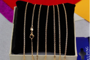 Цепь Xuping Jewelry око пантері 45 см 1,5 мм золотистий